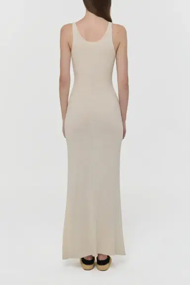 Gabriela Hearst Nyra Knit Maxi Dress in Off White Mulberry Silk | Thumbnail 6 Gabriela Hearst Nyra Knit Maxi Dress in Off White Mulberry Silk | Thumbnail 6