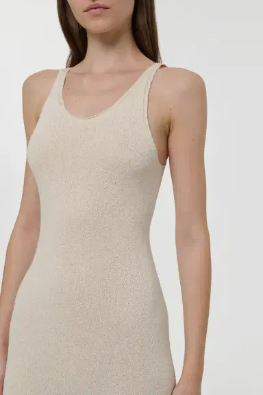 Gabriela Hearst Nyra Knit Maxi Dress in Off White Mulberry Silk | Thumbnail 7 Gabriela Hearst Nyra Knit Maxi Dress in Off White Mulberry Silk | Thumbnail 7