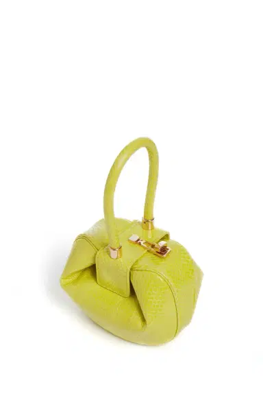 Gabriela Hearst Demi Bag in Lime Adamite Snakeskin | Thumbnail 3 Gabriela Hearst Demi Bag in Lime Adamite Snakeskin | Thumbnail 3