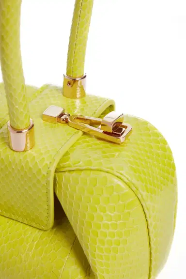 Gabriela Hearst Demi Bag in Lime Adamite Snakeskin | Thumbnail 4 Gabriela Hearst Demi Bag in Lime Adamite Snakeskin | Thumbnail 4