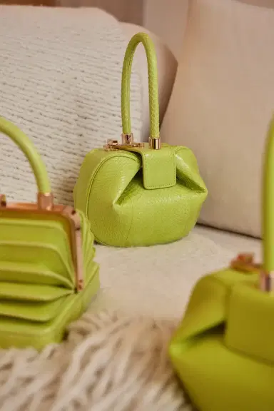 Gabriela Hearst Demi Bag in Lime Adamite Snakeskin | Thumbnail 6 Gabriela Hearst Demi Bag in Lime Adamite Snakeskin | Thumbnail 6