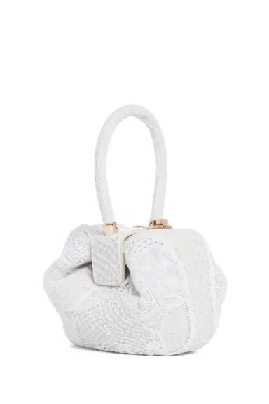 Gabriela Hearst Nina Bag in Nappa Leather with Cotton Macrame | Thumbnail 1 Gabriela Hearst Nina Bag in Nappa Leather with Cotton Macrame | Thumbnail 1