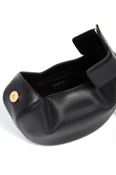 Gabriela Hearst Soft Demi Clutch in Black Nappa Leather | Thumbnail 4 Gabriela Hearst Soft Demi Clutch in Black Nappa Leather | Thumbnail 4