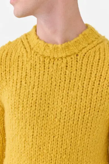Gabriela Hearst Lawrence Knit Sweater in Golden Birch Welfat Cashmere | Thumbnail 5 Gabriela Hearst Lawrence Knit Sweater in Golden Birch Welfat Cashmere | Thumbnail 5