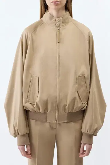 Gabriela Hearst Wynne Jacket in Camel Light Sea Island Cotton Twill | Thumbnail 2 Gabriela Hearst Wynne Jacket in Camel Light Sea Island Cotton Twill | Thumbnail 2