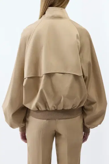 Gabriela Hearst Wynne Jacket in Camel Light Sea Island Cotton Twill | Thumbnail 4 Gabriela Hearst Wynne Jacket in Camel Light Sea Island Cotton Twill | Thumbnail 4