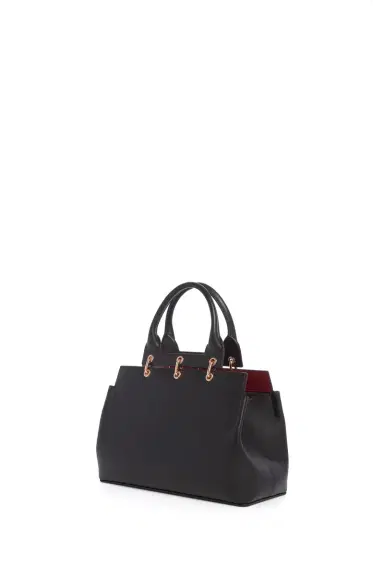 Gabriela Hearst Small Amethyst Tote Bag in Black Nappa Leather | Thumbnail 2 Gabriela Hearst Small Amethyst Tote Bag in Black Nappa Leather | Thumbnail 2