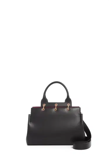 Gabriela Hearst Small Amethyst Tote Bag in Black Nappa Leather | Thumbnail 3 Gabriela Hearst Small Amethyst Tote Bag in Black Nappa Leather | Thumbnail 3