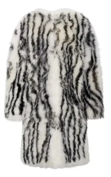 Gabriela Hearst Ebel Coat in & Black Cashmere Shearling | Thumbnail 1 Gabriela Hearst Ebel Coat in & Black Cashmere Shearling | Thumbnail 1