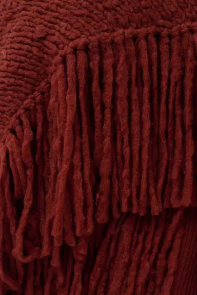 Gabriela Hearst Lauren Knit Wrap in Burnt Sienna Welfat Cashmere | Thumbnail 5 Gabriela Hearst Lauren Knit Wrap in Burnt Sienna Welfat Cashmere | Thumbnail 5