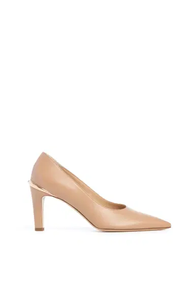 Gabriela Hearst Edwina High Heel Stiletto Pump in Nude Nappa Leather | Thumbnail 1 Gabriela Hearst Edwina High Heel Stiletto Pump in Nude Nappa Leather | Thumbnail 1