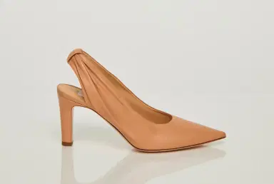 Gabriela Hearst Amari Slingback Pump in Nude Leather | Thumbnail 5 Gabriela Hearst Amari Slingback Pump in Nude Leather | Thumbnail 5
