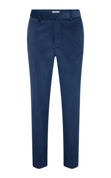 Gabriela Hearst Sebastian Pant in Electric Navy Sea Island Cotton Corduroy | Thumbnail 1 Gabriela Hearst Sebastian Pant in Electric Navy Sea Island Cotton Corduroy | Thumbnail 1