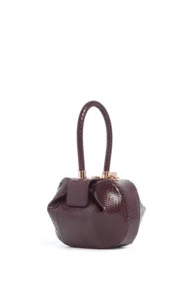 GABRIELA HEARST Demi Bag in Bordeaux Snakeskin | Thumbnail 1 GABRIELA HEARST Demi Bag in Bordeaux Snakeskin | Thumbnail 1