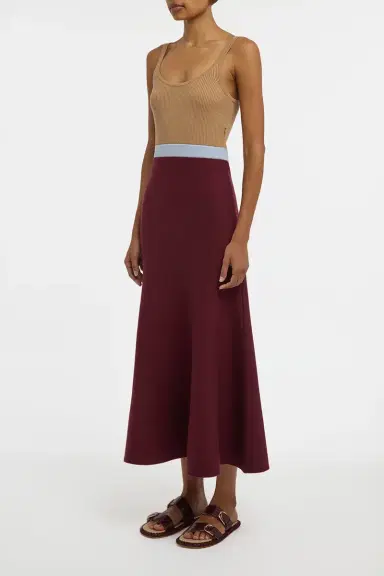 Gabriela Hearst Flaminius Knit Dress in Bordeaux Multi Merino Wool | Thumbnail 4 Gabriela Hearst Flaminius Knit Dress in Bordeaux Multi Merino Wool | Thumbnail 4