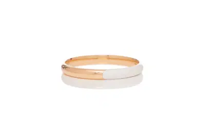 Gabriela Hearst Bangle in 18K Rose Gold & Vitreous Enamel | Thumbnail 2 Gabriela Hearst Bangle in 18K Rose Gold & Vitreous Enamel | Thumbnail 2