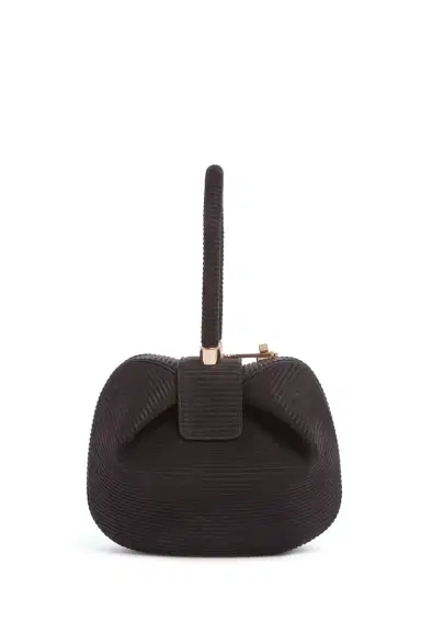 GABRIELA HEARST Nina Bag in Chocolate Corded Suede | Thumbnail 2 GABRIELA HEARST Nina Bag in Chocolate Corded Suede | Thumbnail 2