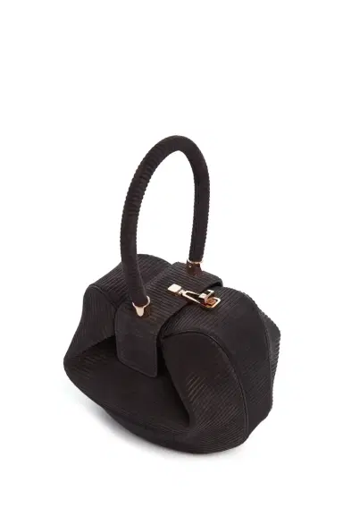 GABRIELA HEARST Nina Bag in Chocolate Corded Suede | Thumbnail 3 GABRIELA HEARST Nina Bag in Chocolate Corded Suede | Thumbnail 3