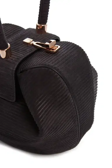 GABRIELA HEARST Nina Bag in Chocolate Corded Suede | Thumbnail 4 GABRIELA HEARST Nina Bag in Chocolate Corded Suede | Thumbnail 4