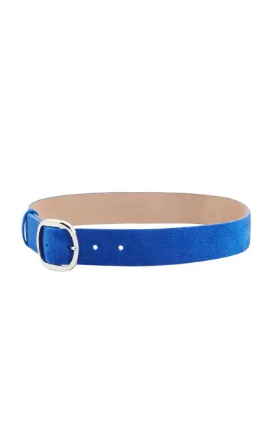 Gabriela Hearst Elster Belt in Cobalt Suede | Thumbnail 2 Gabriela Hearst Elster Belt in Cobalt Suede | Thumbnail 2