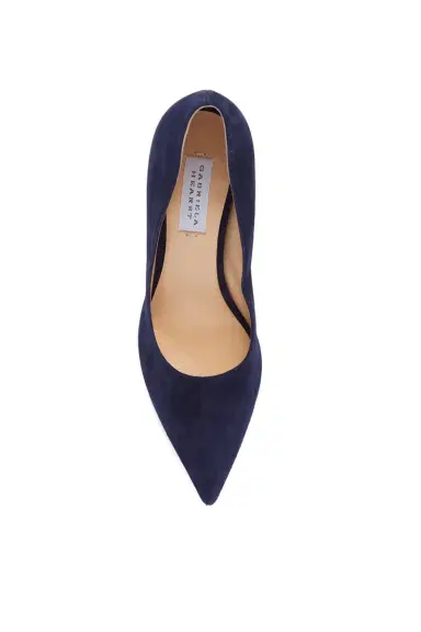 Gabriela Hearst Edwina High Heel Stiletto Pump in Navy Suede | Thumbnail 4 Gabriela Hearst Edwina High Heel Stiletto Pump in Navy Suede | Thumbnail 4