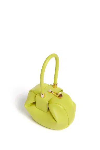 Gabriela Hearst Demi Bag in Lime Adamite Nappa Leather | Thumbnail 3 Gabriela Hearst Demi Bag in Lime Adamite Nappa Leather | Thumbnail 3