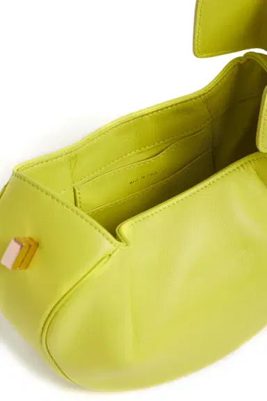 Gabriela Hearst Demi Bag in Lime Adamite Nappa Leather | Thumbnail 4 Gabriela Hearst Demi Bag in Lime Adamite Nappa Leather | Thumbnail 4