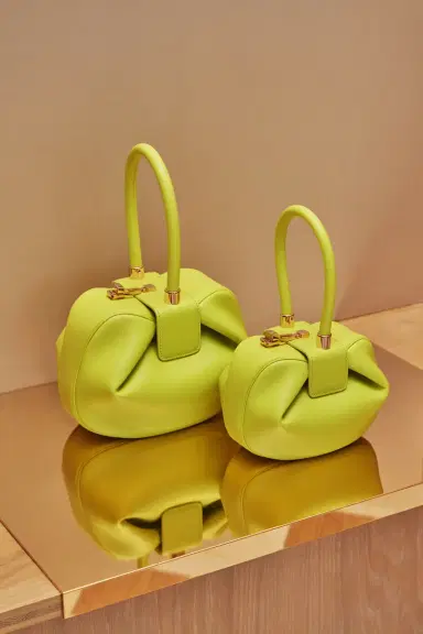 Gabriela Hearst Demi Bag in Lime Adamite Nappa Leather | Thumbnail 6 Gabriela Hearst Demi Bag in Lime Adamite Nappa Leather | Thumbnail 6