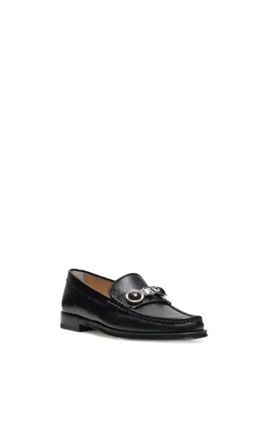 Gabriela Hearst Melchora Stone Loafer in Black Leather | Thumbnail 3 Gabriela Hearst Melchora Stone Loafer in Black Leather | Thumbnail 3