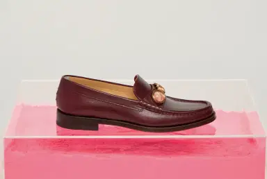 Gabriela Hearst Melchora Stone Loafer in Bordeaux Leather | Thumbnail 5 Gabriela Hearst Melchora Stone Loafer in Bordeaux Leather | Thumbnail 5