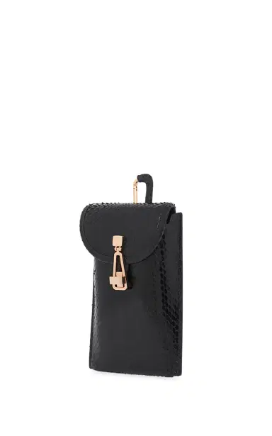 Gabriela Hearst Sunglasses Pouch in Black Snakeskin | Thumbnail 2 Gabriela Hearst Sunglasses Pouch in Black Snakeskin | Thumbnail 2