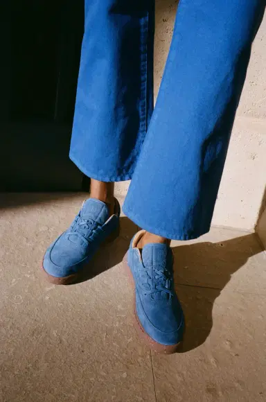 Gabriela Hearst Ohio Slip-on Sneaker in Cobalt Nubuck | Thumbnail 2 Gabriela Hearst Ohio Slip-on Sneaker in Cobalt Nubuck | Thumbnail 2
