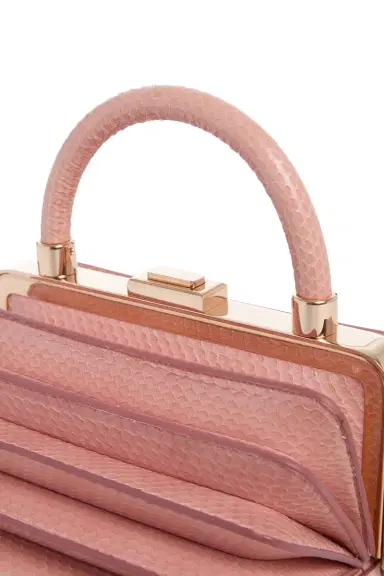 Gabriela Hearst Diana Bag in Pink Snakeskin | Thumbnail 6 Gabriela Hearst Diana Bag in Pink Snakeskin | Thumbnail 6
