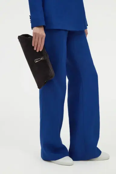 Gabriela Hearst Vesta Flare Pant in Cobalt Linen Twill | Thumbnail 5 Gabriela Hearst Vesta Flare Pant in Cobalt Linen Twill | Thumbnail 5