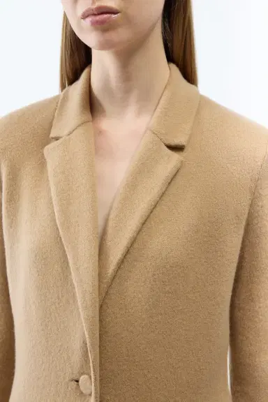 Gabriela Hearst Zander Knit Jacket in Camel Brushed Cashmere | Thumbnail 5 Gabriela Hearst Zander Knit Jacket in Camel Brushed Cashmere | Thumbnail 5