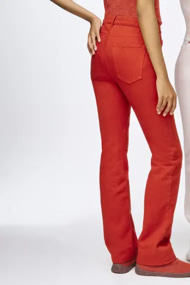 Gabriela Hearst Rey Straight-leg Jean in Antelope Orange Recycled Cotton Denim | Thumbnail 2 Gabriela Hearst Rey Straight-leg Jean in Antelope Orange Recycled Cotton Denim | Thumbnail 2