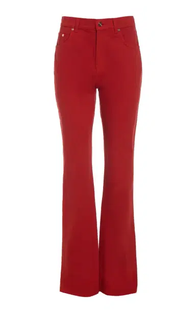 Gabriela Hearst Rey Straight-leg Jean in Antelope Orange Recycled Cotton Denim | Thumbnail 1 Gabriela Hearst Rey Straight-leg Jean in Antelope Orange Recycled Cotton Denim | Thumbnail 1