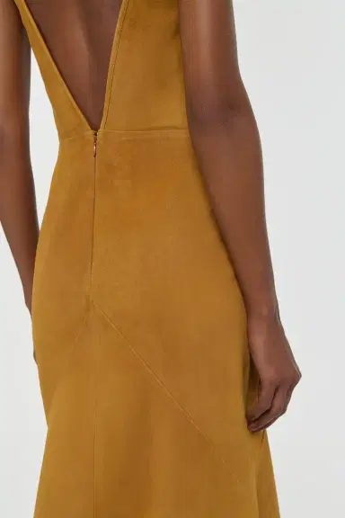 Gabriela Hearst Brigita Slip Maxi Dress in Cashew Suede | Thumbnail 7 Gabriela Hearst Brigita Slip Maxi Dress in Cashew Suede | Thumbnail 7