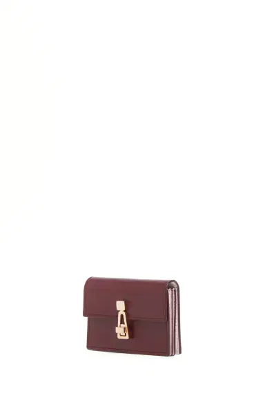 Gabriela Hearst Concertina Card Wallet in Bordeaux & Pink Leather | Thumbnail 2 Gabriela Hearst Concertina Card Wallet in Bordeaux & Pink Leather | Thumbnail 2