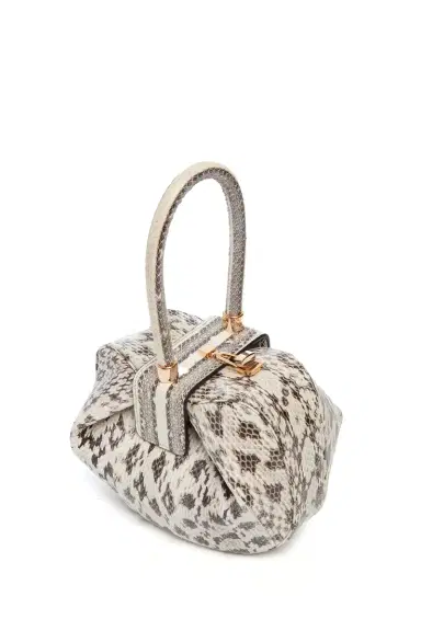 Gabriela Hearst Nina Bag in Black & White Snakeskin | Thumbnail 3 Gabriela Hearst Nina Bag in Black & White Snakeskin | Thumbnail 3