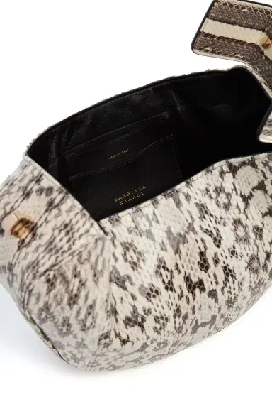 Gabriela Hearst Nina Bag in Black & White Snakeskin | Thumbnail 4 Gabriela Hearst Nina Bag in Black & White Snakeskin | Thumbnail 4