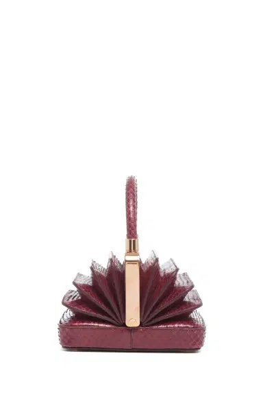 Gabriela Hearst Diana Bag in Bordeaux Snakeskin | Thumbnail 3 Gabriela Hearst Diana Bag in Bordeaux Snakeskin | Thumbnail 3