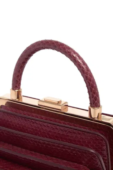 Gabriela Hearst Diana Bag in Bordeaux Snakeskin | Thumbnail 4 Gabriela Hearst Diana Bag in Bordeaux Snakeskin | Thumbnail 4