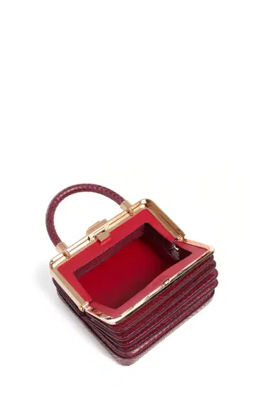 Gabriela Hearst Diana Bag in Bordeaux Snakeskin | Thumbnail 5 Gabriela Hearst Diana Bag in Bordeaux Snakeskin | Thumbnail 5