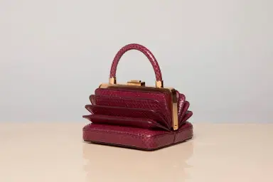 Gabriela Hearst Diana Bag in Bordeaux Snakeskin | Thumbnail 6 Gabriela Hearst Diana Bag in Bordeaux Snakeskin | Thumbnail 6