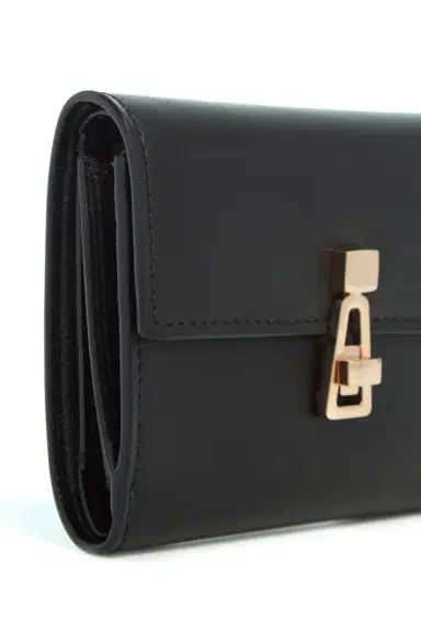 Gabriela Hearst Compact Flat Wallet in Black Leather | Thumbnail 4 Gabriela Hearst Compact Flat Wallet in Black Leather | Thumbnail 4