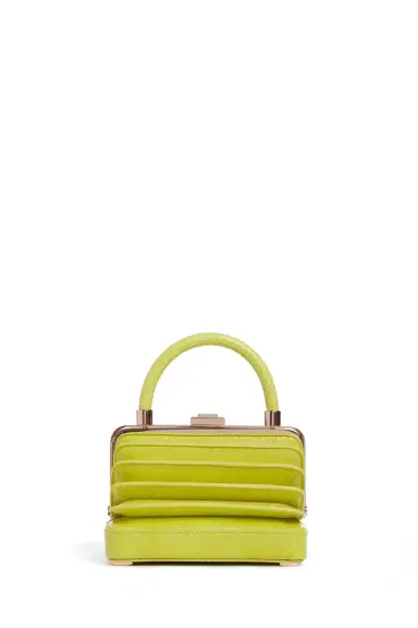 Gabriela Hearst Small Diana Bag in Lime Adamite Snakeskin | Thumbnail 2 Gabriela Hearst Small Diana Bag in Lime Adamite Snakeskin | Thumbnail 2