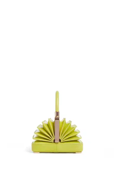 Gabriela Hearst Small Diana Bag in Lime Adamite Snakeskin | Thumbnail 3 Gabriela Hearst Small Diana Bag in Lime Adamite Snakeskin | Thumbnail 3