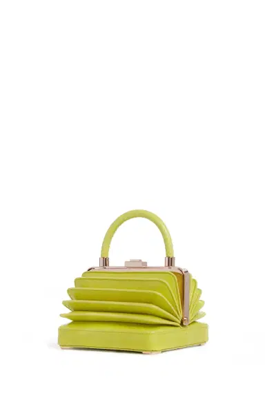 Gabriela Hearst Small Diana Bag in Lime Adamite Snakeskin | Thumbnail 1 Gabriela Hearst Small Diana Bag in Lime Adamite Snakeskin | Thumbnail 1