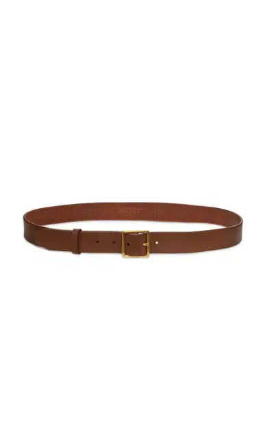 GABRIELA HEARST Adler Belt in Cognac Leather | Thumbnail 1 GABRIELA HEARST Adler Belt in Cognac Leather | Thumbnail 1